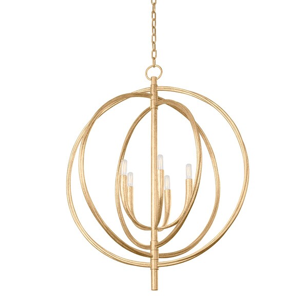 Troy Lighting Fillea 5 Light Pendant 30 In. Vintage Gold Leaf F8830-VGL - main