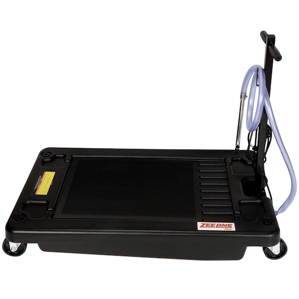 Zeeline 17-Gallon Poly Low-Profile Oil Drain W/ Electric Evacuation Pump ZELP17-EP - main