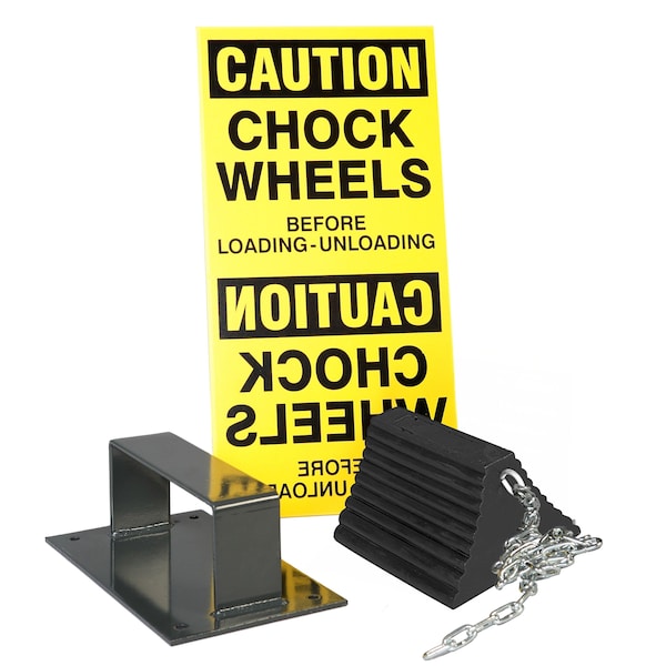 Ideal Warehouse Innovations Wheel Chock Safety System Package 60-7248-689E - main