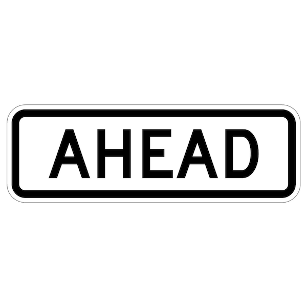 Sign Solutions Usa Traffic Sign, 24 in Width, Aluminum Sign, Horizontal Rectangle DUS10DWT2412R3-17aP - main