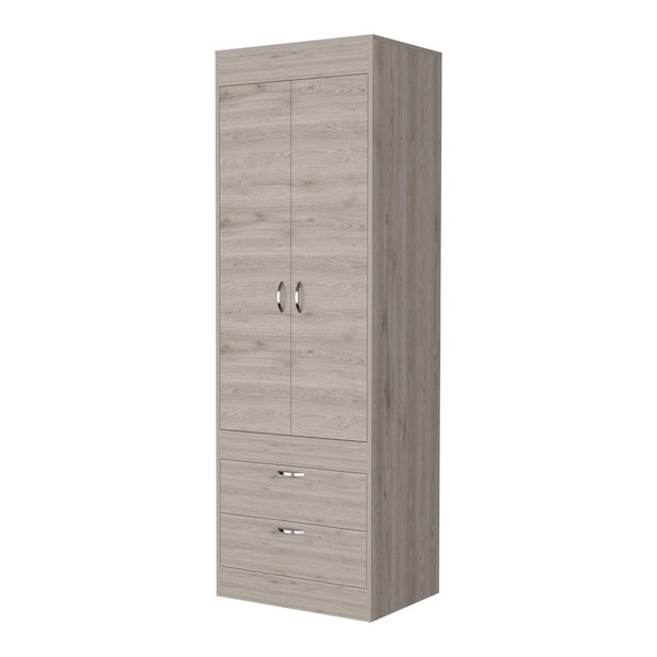 Homeroots 23" Gray Two Drawer Dresser 546204 - main