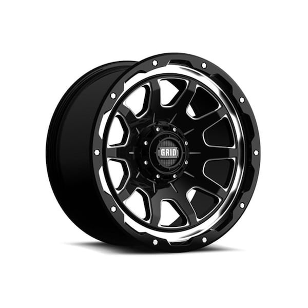 Hard Top E29865M25 20 x 9.0 in. Wheels - Gloss Black & Milled HA3568836 - main