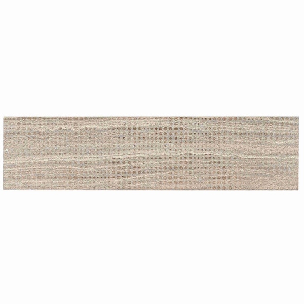 Apollo Tile Artisana 3x12 in. Wooden Grey Textured Etched Dot Elongated Subway Tile (5 sq ft/case) 20PK APLEFT8801WGA - main