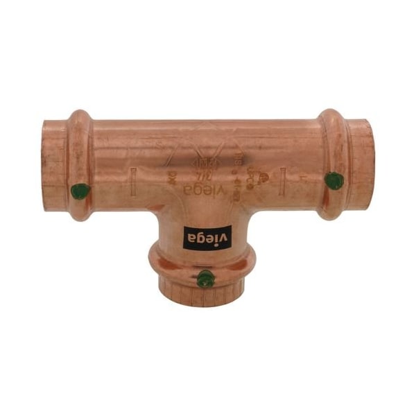 Viega ProPress tee P1 0.75 P2 0.75 P3 0.75 copper 77387 - main