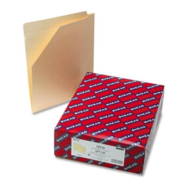 Smead protective End Tab File Jackets Ltr 11 Pt. Manila 100/Bx SM32900 - main