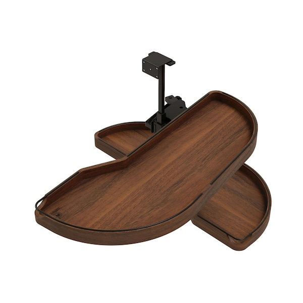 Rev-A-Shelf Girasolo Wood/Black Right 35-13/16"W Soft-Close Craftsman 487CC-WN-15-RMB - main
