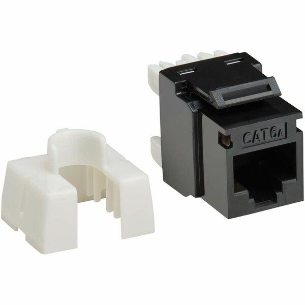 Tripp Lite CAT6 KEYSTONE JACK 4PPOE RJ45 BLACK TAA N238-001-BK-6A - main