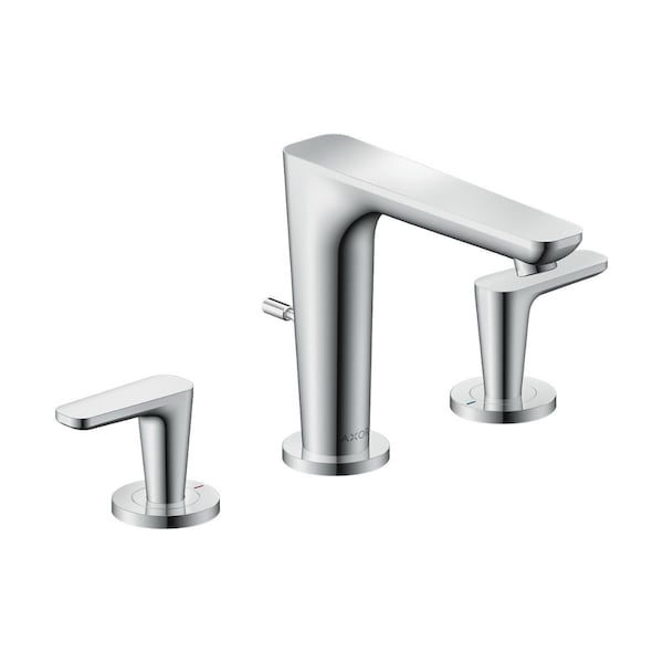Axor Citterio C Widespread Faucet 125 with Pop-Up Drain, 1.2 GPM in Chrome 49060001 - main
