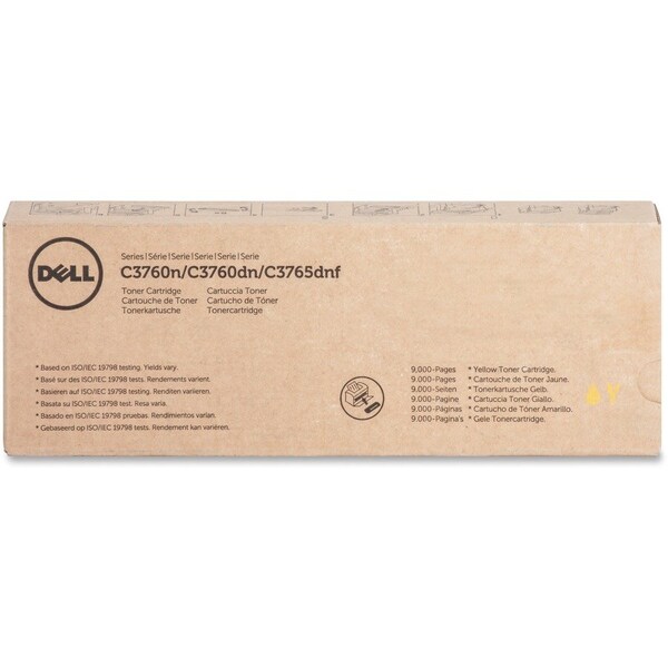 Dell Original Laser Toner Cartridge - Yellow - 1 Each - 9000 Pages MD8G4 - main