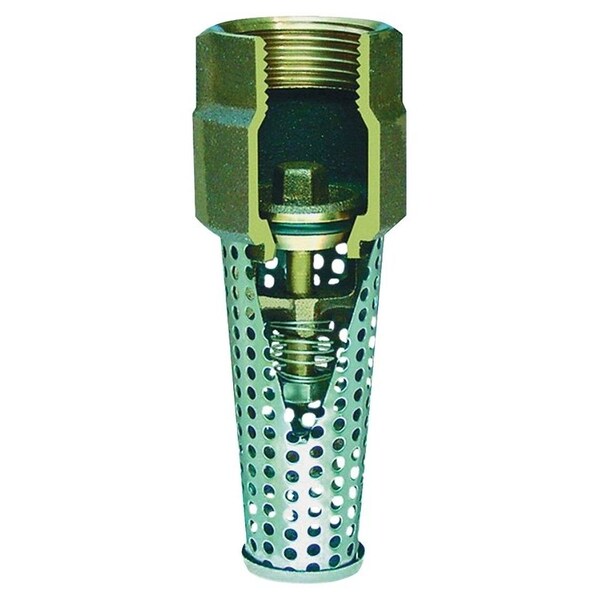 Simmons Simmons 400SB Series 404SB Foot Valve, 1-1/4 in FPT, 400 psi, Silicone Bronze 404SB - main