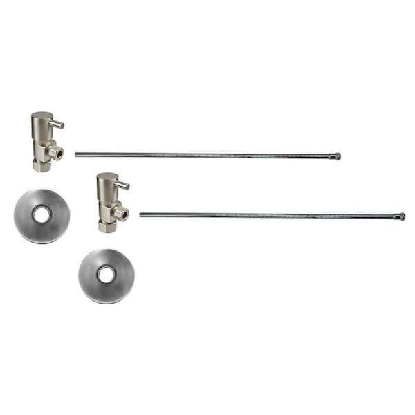 Mountain Plumbing Lavatory Kit - Lever Handle 1/4 Turn Valve (MT5003L) in Satin Chrome MT5930L-NL/SC - main