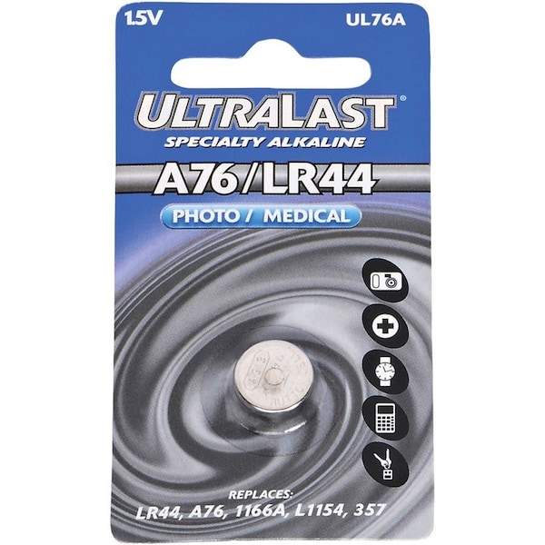 Ultralast NABC UltraLast UL76A Alkaline Camera Battery - Proprietary - Alkaline - 1.5V DC UL76A - main