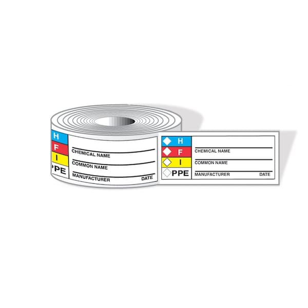 Accuform HMCIS IDENTIFIE R ROLL LABELS LZS611EV - main