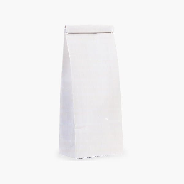 Nashville Wraps 1000 1 lb White Tin Tie Coffee Bags4-1/4x2-1/2x10-1/2, 1000PK 300976 - main