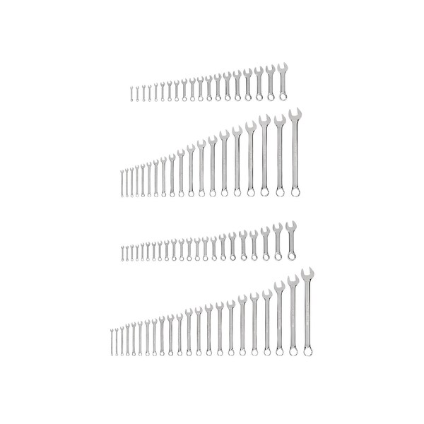 Tekton Stubby and Standard Length Combination Wrench Set, 82pc (1/4 - 1-1/4 in., 6 - 32 mm, Common Sizes) WCB90913 - main