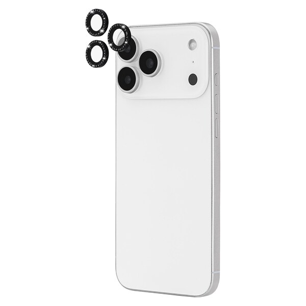 Kate Spade Aluminum Ring Camera Lens Glass Protector For Apple Iphone 17 Pro Max, 17 Pro, In Stone Nightfall KS057238 - main