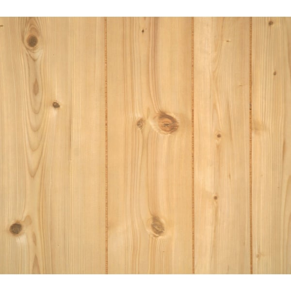 American Pacific 1/4''x4 'x8 ' Rustic Pine Wall Paneling L-52-4838 - main