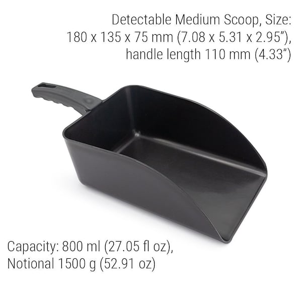 Detectamet Scoop, 7.08 in L, Black, PK5 514-S087-P02-Z03 - main