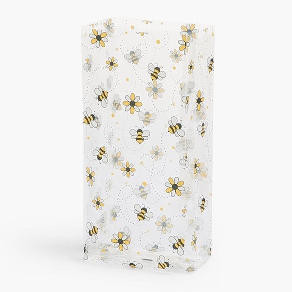 Nashville Wraps Busy Bees Cello Bags, 5x3x11.75, 100PK C4BBZB - main
