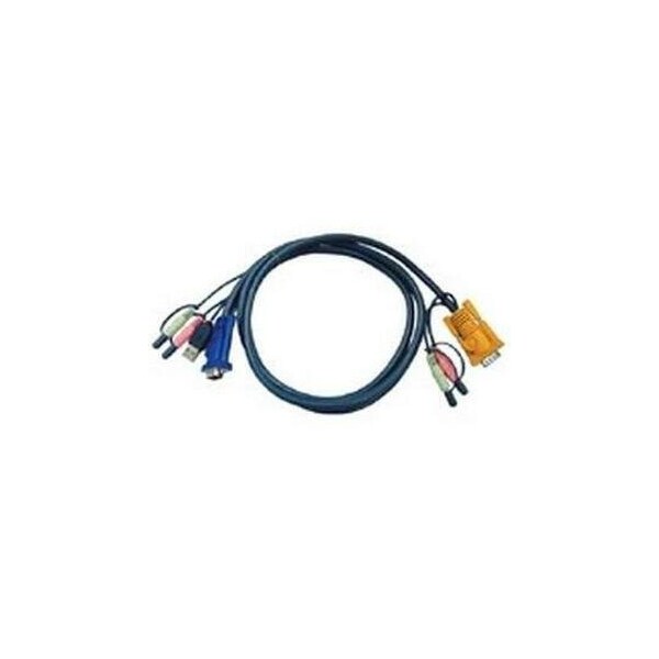 Aten 10 USB KVM CABLE FOR CS1758, WITH FULL AUDIO SUPPORT SPEAKER AND MIC 2L5303U - main