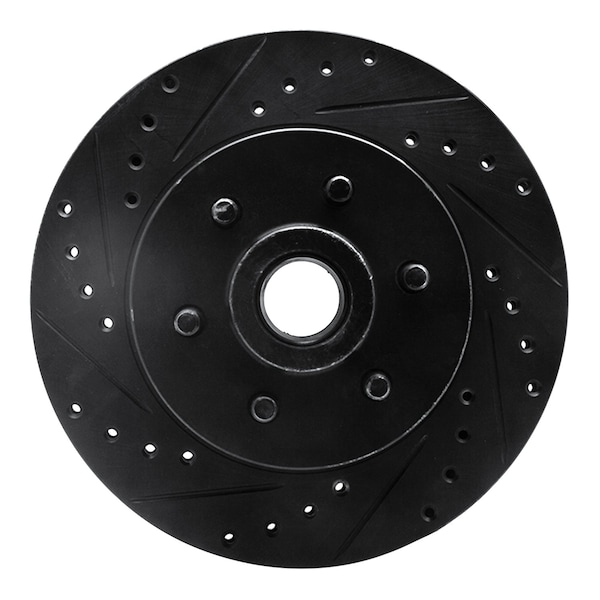 Dynamic Friction Co DFC Brake Rotor - Drilled and Slotted - Black 633-40068L - main