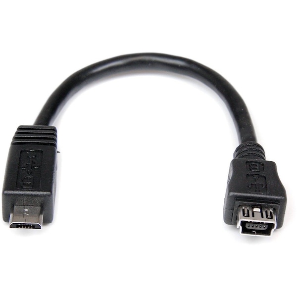 Startech.Com 6in Micro USB to Mini USB Adapter Cable M/F UUSBMUSBMF6 - main