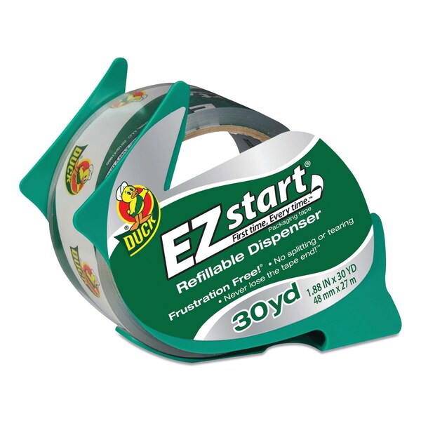 Duck Brand EZ Start Carton Sealing Tape, 1.89in Core, 1.88in x 30 yds, Clear 393192/313078 - main