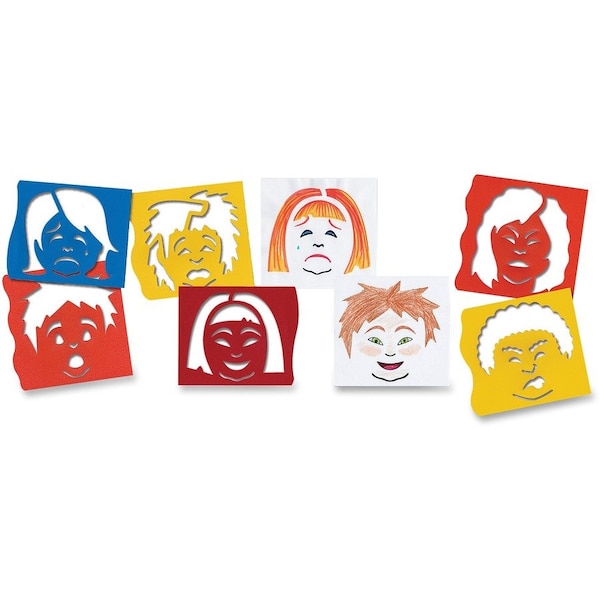 Roylco R-5859 Mix & Match Emotion Stencils 6Pk R-5859 - main
