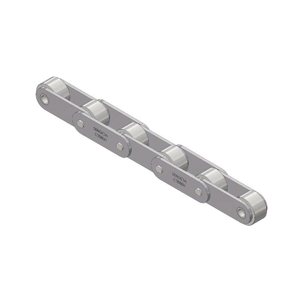 Senqcia Inspire Series SBR Conveyor Series Double Pitch Riv Lg, 50 ft OAL, 2 P, 1-1/8 Dia x 5/8 W C2082R50 - main