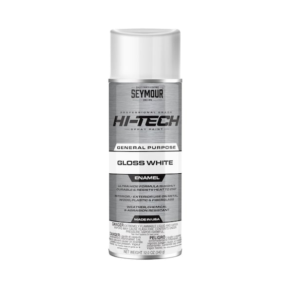 Seymour Of Sycamore Hi Tech Enamel Spray Paint Gloss White 16-113 - main