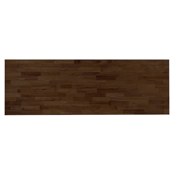 Ackland Hevea Prestained Truffle 6 ft. x 25 in. x 1.5 in. Eased Edge Butcher Block Countertop AKFBBHEVTRUF-6FX25X1.5-PS - main
