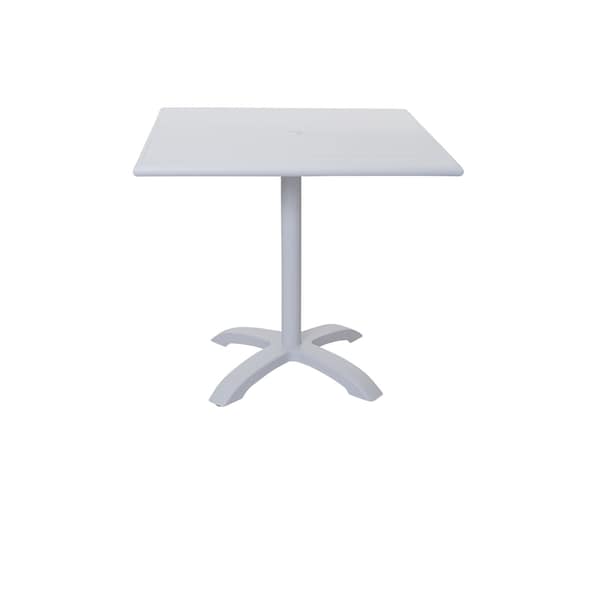 Bfm Seating Beachcomber-Bali 36x36 Dining Height Table - Powder Coated PHB3636WH-2626WH - main