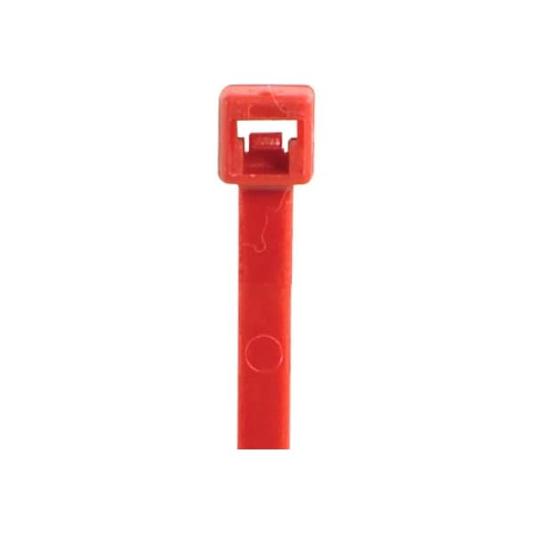Partners Brand Cable Tie, 8 in L, Red, Nylon, 40 lb Strength, 1000 PK CT444B - main