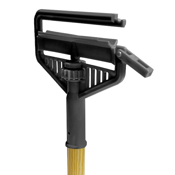 Chief Clean Slide on style wet mop handle on 54" wood handle, 6PK MMBLAWO/RIV - main