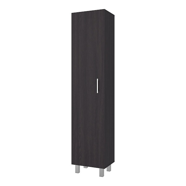 Homeroots 16in Black Wood Accent Chest 724359 - main