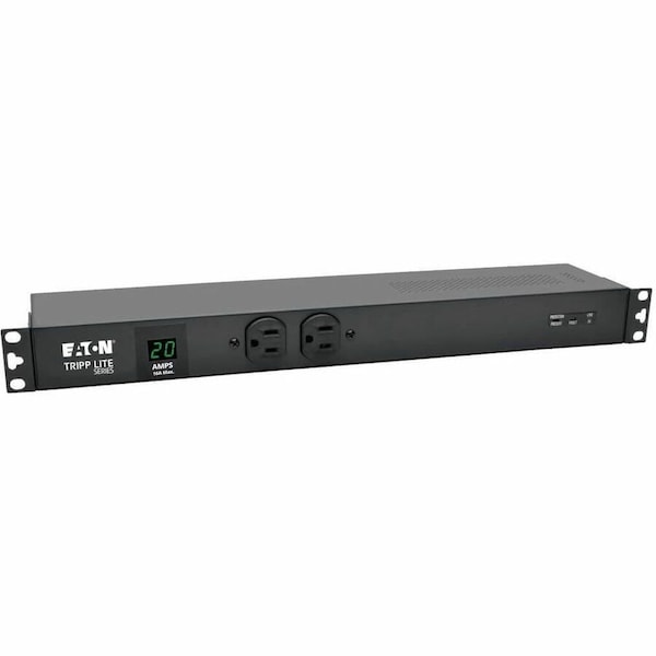 Tripp Lite PDU, Surge, Local Metered, (2) 5-15R, (12) 5-15/20R, 5-20P, L5-20P, 15 ft. PDUMH20-ISO - main