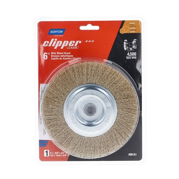 Norton Clipper WIRE WHEEL BRUSH CRSE 6 in. 70184609161 - main