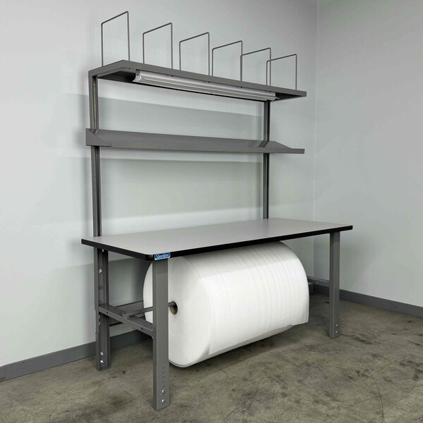 Stackbin Packing Work Bench, 72" W, 3500 lb. 4-6PACK-6T-BG - main