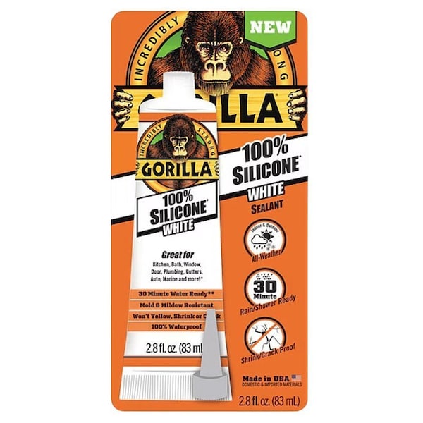 Gorilla Glue Caulk Sealant Wht 2.8Oz 108329 - main
