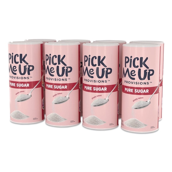Pick Me Up Provisions Pure Sugar, 22 oz Canister, 8PK PM62430/90698 - main