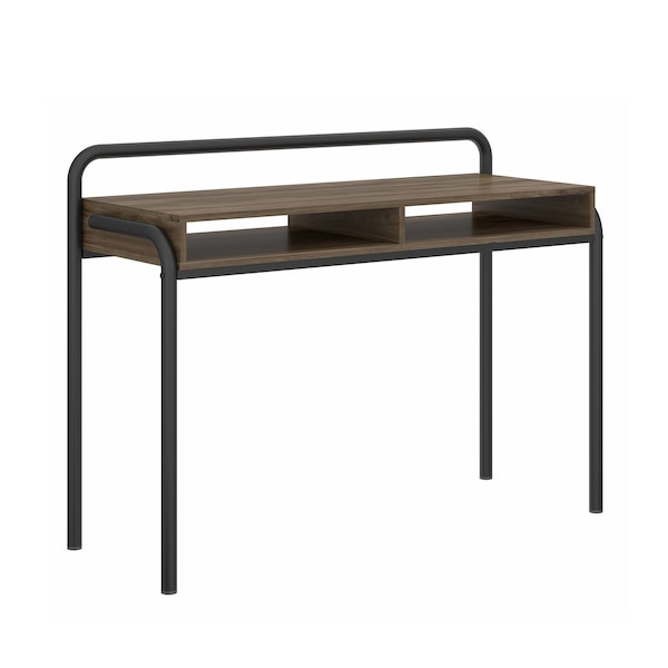 Homeroots 46" Walnut Wood Writing Desk 723769 - main