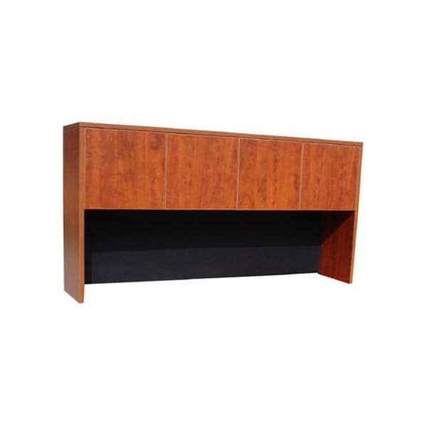 Boss Office Products Boss Hutch with 4 Doors - 71in - Cherry N144-C - main