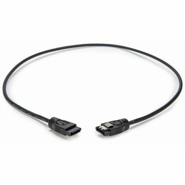 Rocstor PREMIUM 0.6M ROUND SATA CABLE WITH LATCHING CONNECTORS, SUPORTS FULL SATA 3.0 UP Y10C867-B1 - main