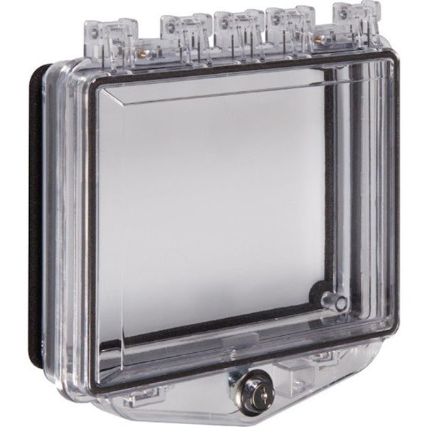 Safety Technology International Enclosure, Polycarbonate, Flush Mount, 10 in W x 3 1/2 in H x 10 in D, Clear STI-7510C - main