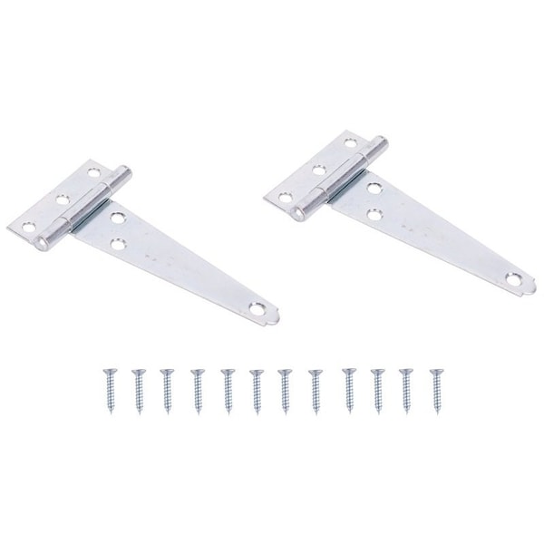 Prosource T-Hinge, Steel, Zinc, Fixed Pin, 180 deg Range of Motion, 26 Pair lb LTH-Z04-C2PS - main