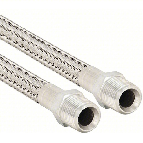 Zoro Select Black Conductive Tube T1170-06-06MPSS-06MPSS-300" - main