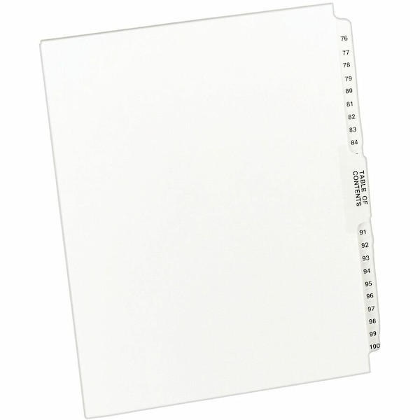 Avery Dividers, Legal, Sdtab, 76-100 25PK AVE11397 - main