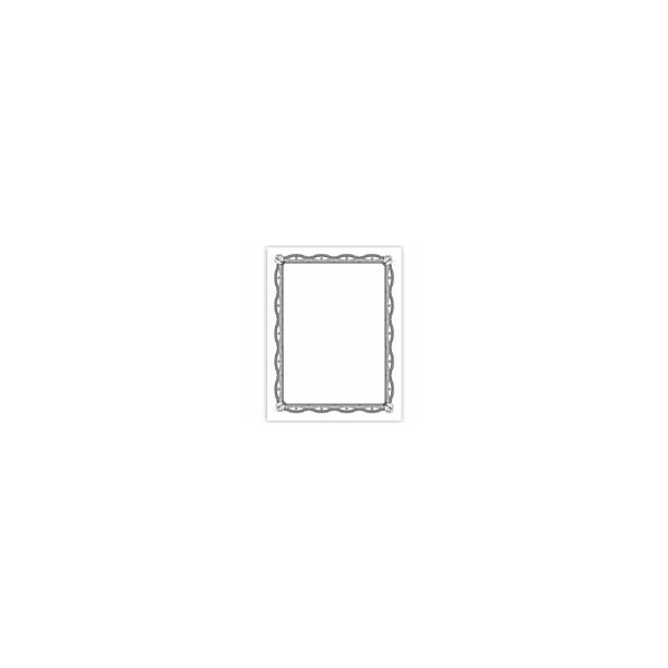 Geographics Silver Foil Award Certificates, 65 lb Basis Weight, 11in W, Inkjet Compatible, Assorted, 8PK 48762 - main