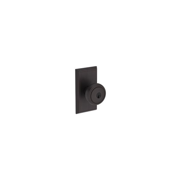 Baldwin Residential Door Knobs Keyed Entry Venetian Bronze ENBREHFR112SMC - main