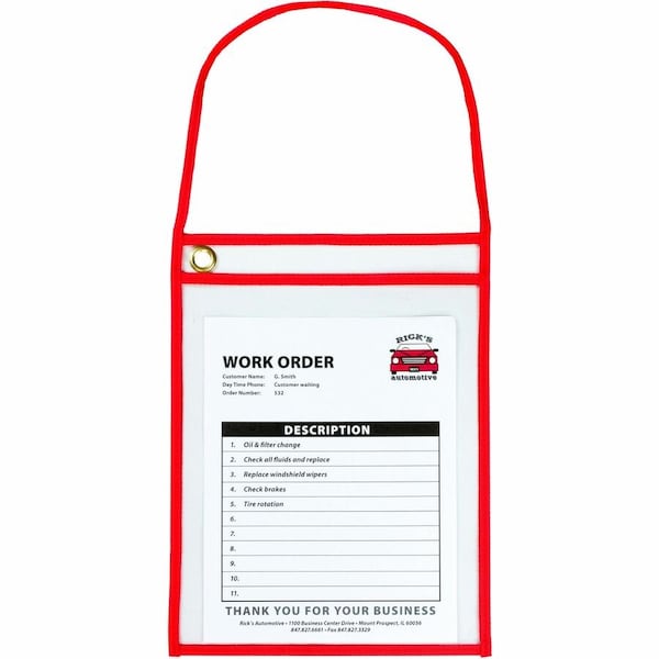 C-Line Products Shop Ticket Holder, Vinyl, 12 in H 41924 - main